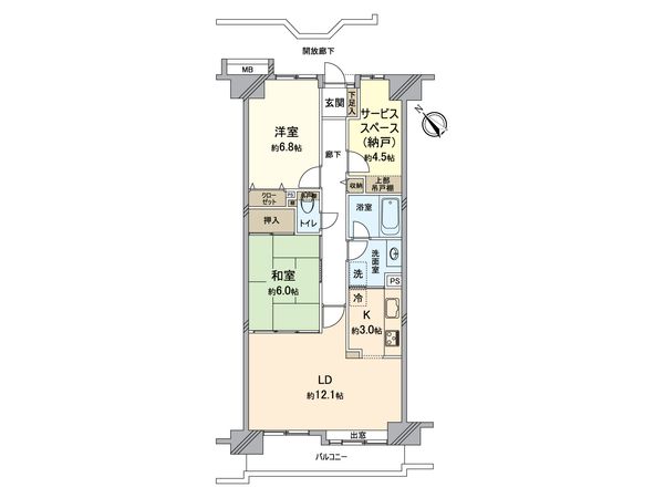 ソフィア越谷 間取図(平面図) 間取図(平面図)