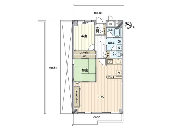 三井せんげん台ハイツ 間取図(平面図) 三井せんげん台ハイツ 間取図(平面図)