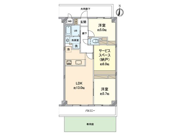 モアグランデ春日部南 間取図(平面図) モアグランデ春日部南 間取図(平面図)