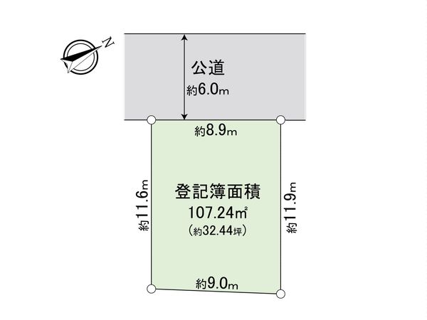 ふじみ野市苗間 土地 区画図