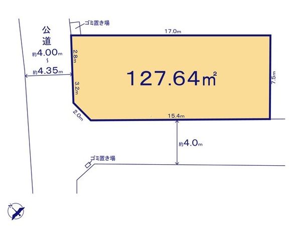 ふじみ野市北野1丁目 3期 売地 区画図 ふじみ野市北野1丁目 3期 売地 区画図