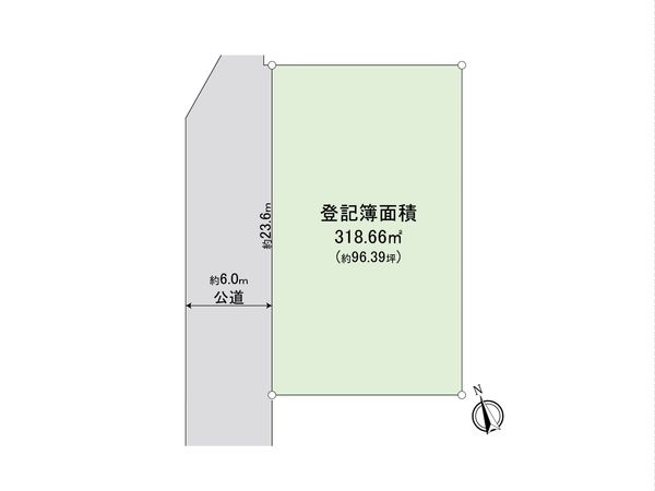 川越市仙波町4丁目 土地 区画図 区画図