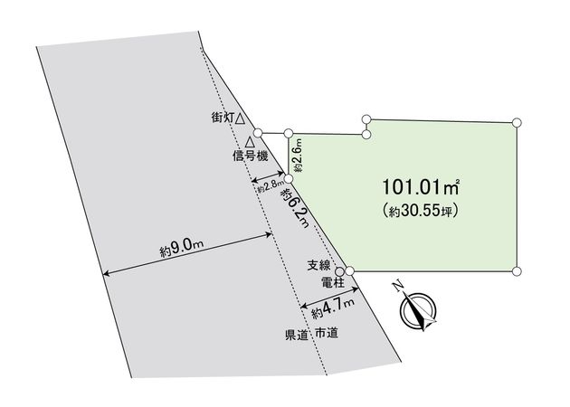ふじみ野市上福岡4丁目 2期 売地 区画図 ふじみ野市上福岡4丁目 2期 売地 区画図