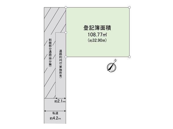 入間郡三芳町大字藤久保 土地 区画図 入間郡三芳町大字藤久保 土地 区画図