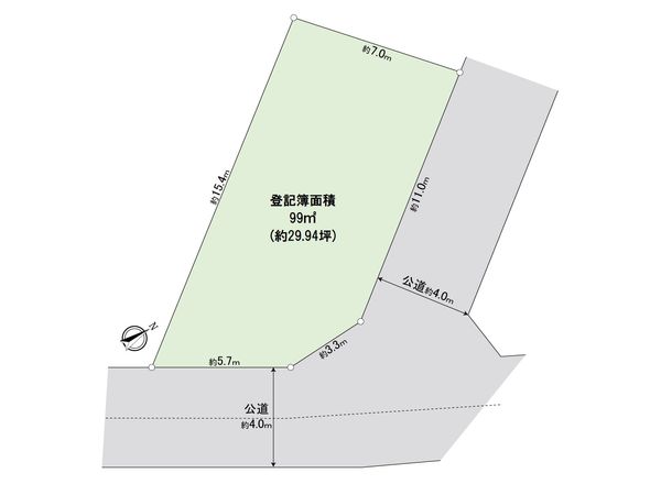 富士見市上沢1丁目 土地 区画図 富士見市上沢1丁目 土地 区画図