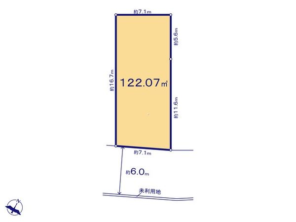 入間郡三芳町北永井 3期 10号地 売地 区画図