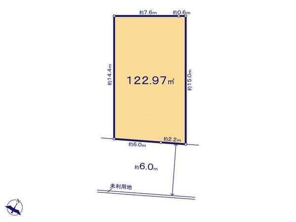 入間郡三芳町北永井 3期 14号地 売地 区画図