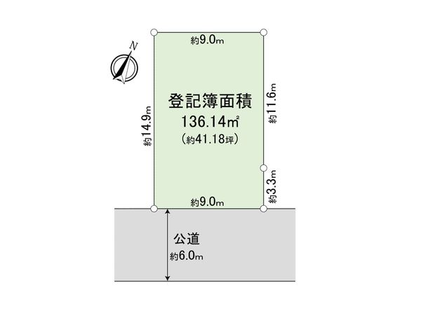 ふじみ野市ふじみ野4丁目 土地 区画図