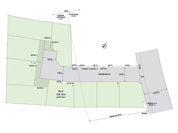 富士見市羽沢2丁目 第10 4区画 売地 全体区画図