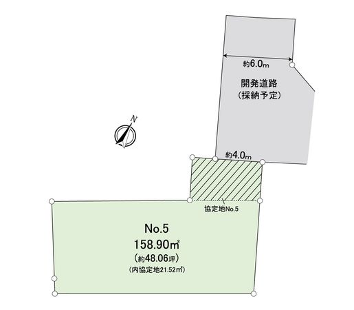 富士見市羽沢2丁目 第10 5区画 売地 区画図