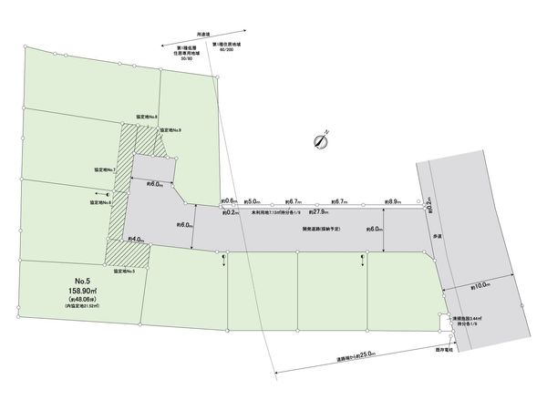 富士見市羽沢2丁目 第10 5区画 売地 全体区画図