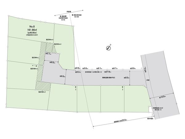 富士見市羽沢2丁目 第10 8区画 売地 全体区画図