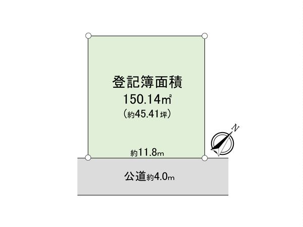 入間郡三芳町藤久保 売地 区画図 区画図