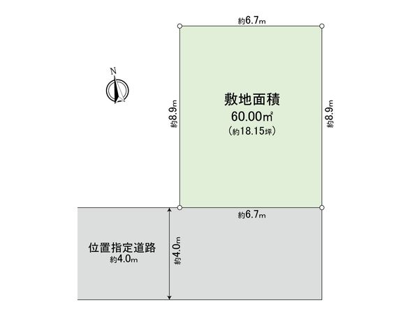 所沢市東狭山ケ丘2丁目 土地 区画図 所沢市東狭山ケ丘2丁目 土地 区画図