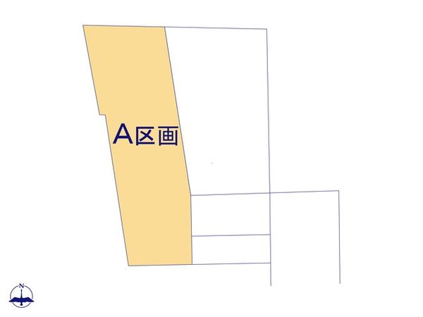 富士見市上沢3丁目 A号地 売地 全体区画図