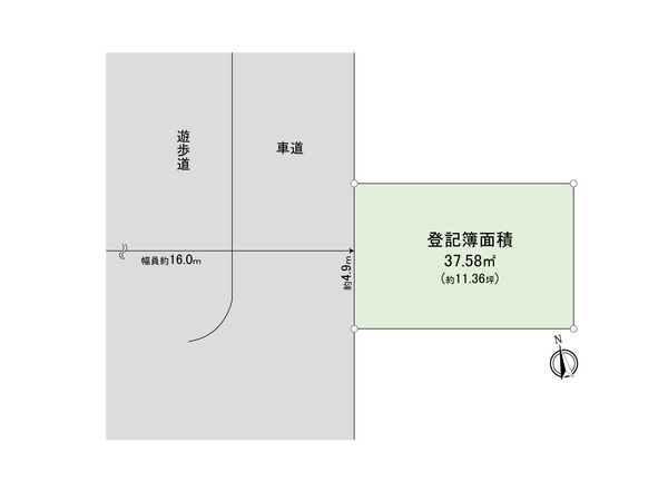 志木市下宗岡2丁目 土地 区画図 志木市下宗岡2丁目 土地 区画図
