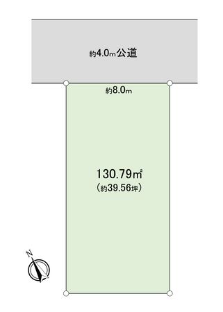 ふじみ野市上福岡1丁目 売地 区画図 ふじみ野市上福岡1丁目 売地 区画図