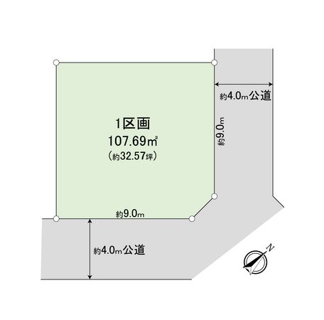 ふじみ野市元福岡1丁目 1期 売地 区画図 ふじみ野市元福岡1丁目 1期 売地 区画図
