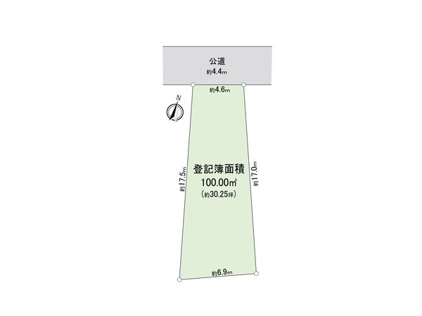 富士見市大字水子 土地 区画図 富士見市大字水子 土地 区画図