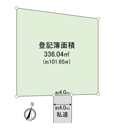 ふじみ野市富士見台 土地 区画図