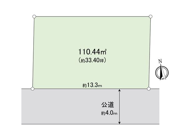 富士見市羽沢1丁目 売地 区画図 富士見市羽沢1丁目 売地 区画図