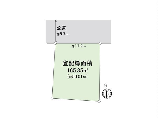 ふじみ野市仲3丁目 土地 区画図 ふじみ野市仲3丁目 土地 区画図