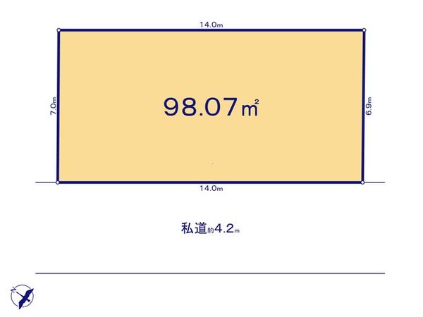 ふじみ野市丸山 売地 区画図