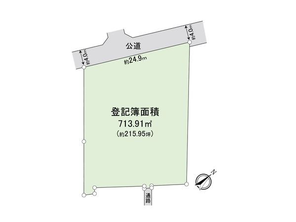入間郡三芳町大字藤久保 土地 区画図 入間郡三芳町大字藤久保 土地 区画図