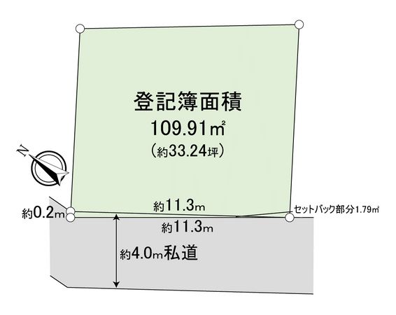 入間郡三芳町藤久保 1期 売地 区画図 入間郡三芳町藤久保 1期 売地 区画図