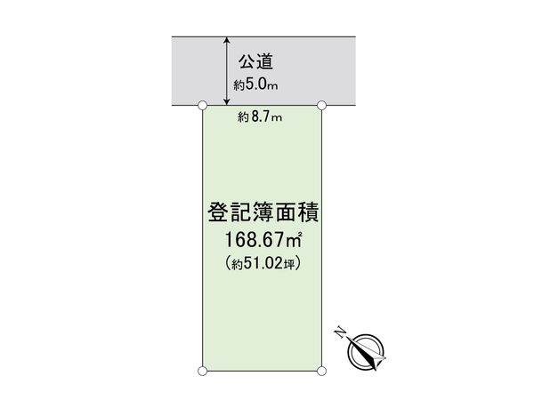 ふじみ野市鶴ケ岡1丁目 土地 区画図 区画図