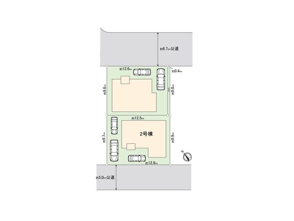 ふじみ野市元福岡1丁目 2期 2号棟 新築戸建 全体区画図
