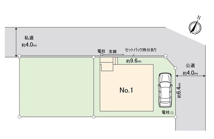 ふじみ野市新田 第4 1号棟 新築戸建 全体区画図 ふじみ野市新田 第4 1号棟 新築戸建 全体区画図