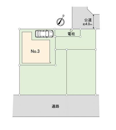 ふじみ野市市沢2丁目 3号棟 戸建 全体区画図