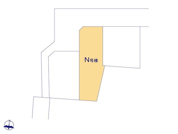 富士見市鶴瀬東2丁目 第5期 N号棟 新築戸建 全体区画図 全体区画図