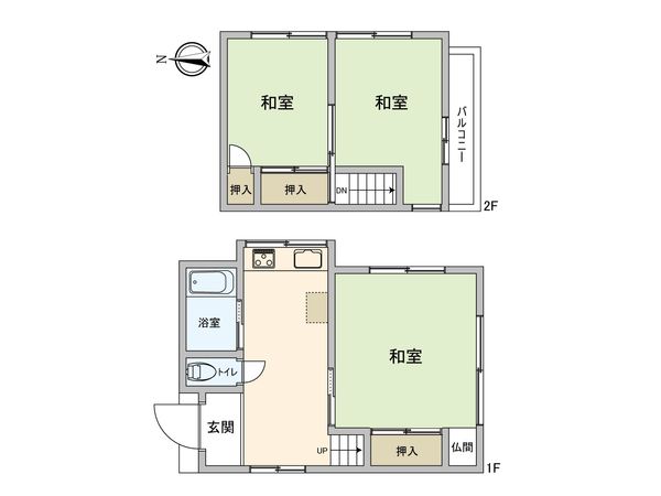 入間郡三芳町大字上富 戸建 間取図(平面図)