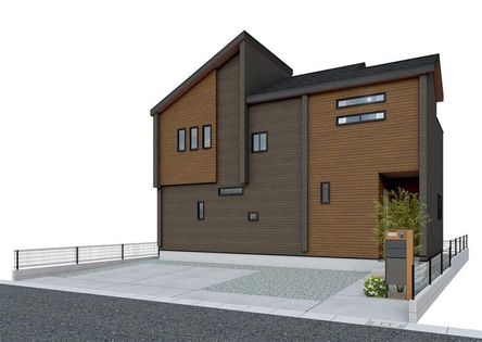 ふじみ野市仲3丁目 新築戸建 外観パース図