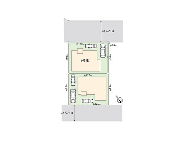 ふじみ野市元福岡1丁目 2期 1号棟 新築戸建 全体区画図