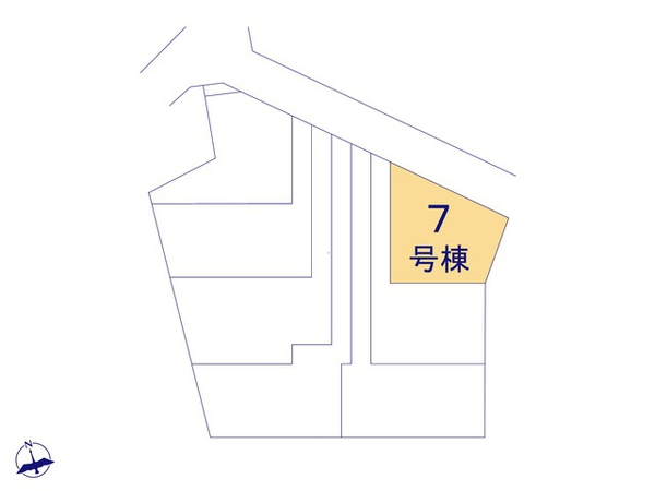 富士見市鶴馬1丁目 第5 7号棟 新築戸建 全体区画図
