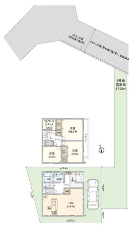 富士見市鶴馬1丁目 第5 3号棟 新築戸建 間取図