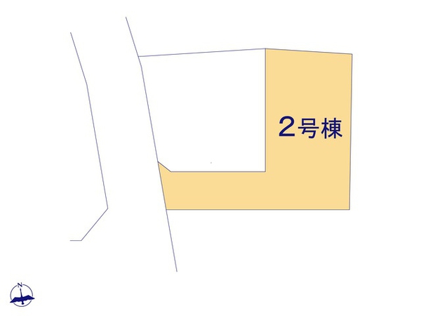 富士見市関沢2丁目 第1 新築戸建 2号棟 全体区画図