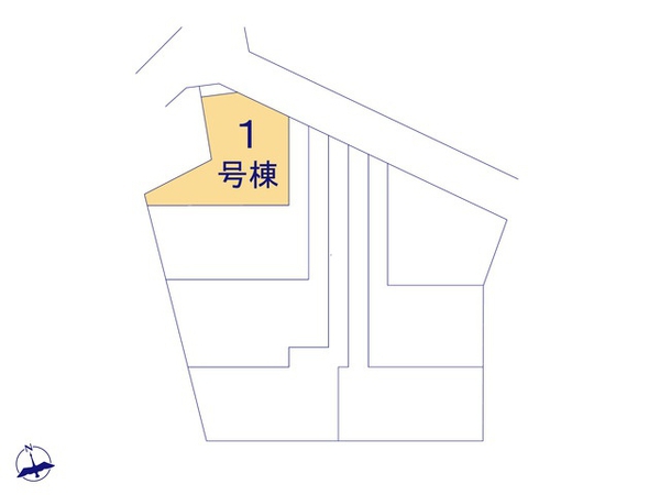 富士見市鶴馬1丁目 第5 1号棟 新築戸建 区画図