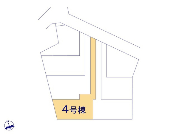 富士見市鶴馬1丁目 第5 4号棟 新築戸建 全体区画図