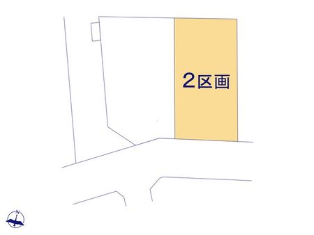 富士見市羽沢2丁目 9期 2号棟 全体区画図
