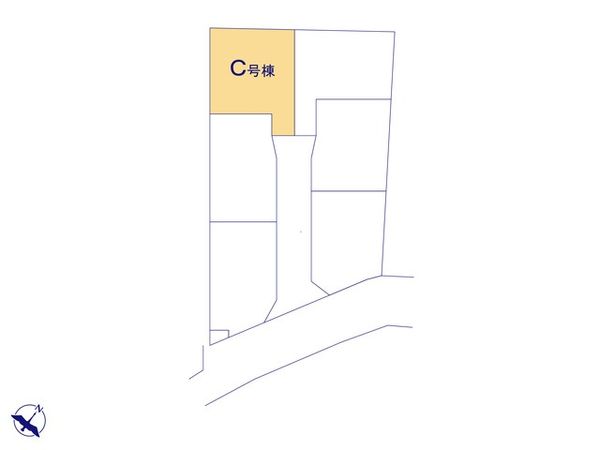 富士見市渡戸1丁目 C号棟 新築戸建 全体区画図