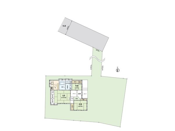 ふじみ野市滝3丁目 戸建 間取図(平面図)