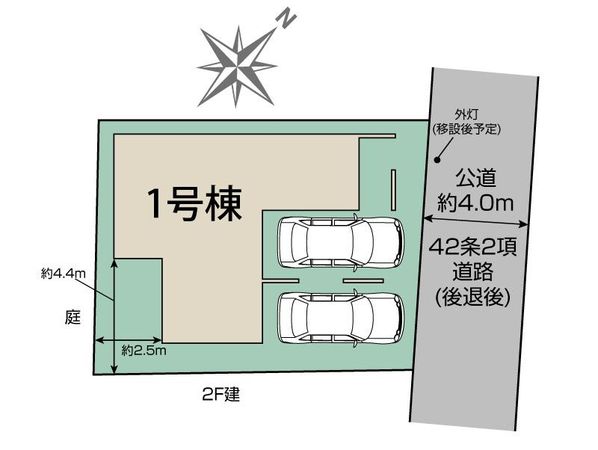 富士見市鶴瀬西3丁目 新築戸建 区画図