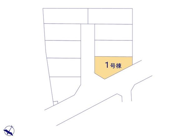 ふじみ野市大井中央1丁目 新築戸建 1号棟 区画図 ふじみ野市大井中央1丁目 新築戸建 1号棟 区画図