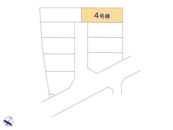 ふじみ野市大井中央1丁目 新築戸建 4号棟 区画図 ふじみ野市大井中央1丁目 新築戸建 4号棟 区画図