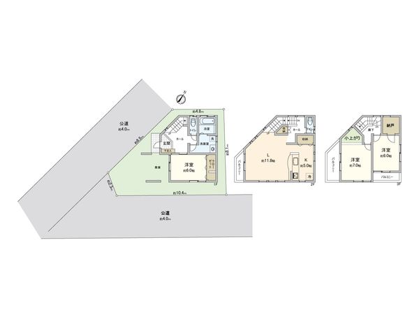 入間郡三芳町大字藤久保 戸建 間取図(平面図)