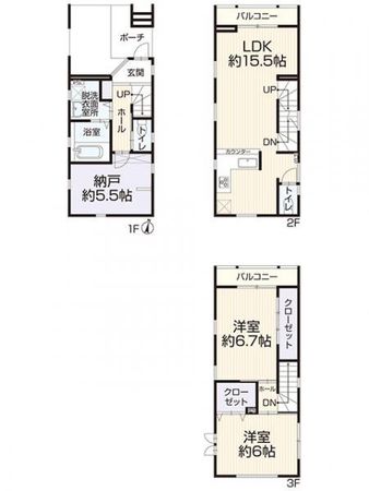 富士見市関沢3丁目 戸建 間取図(平面図) 富士見市関沢3丁目 戸建 間取図(平面図)